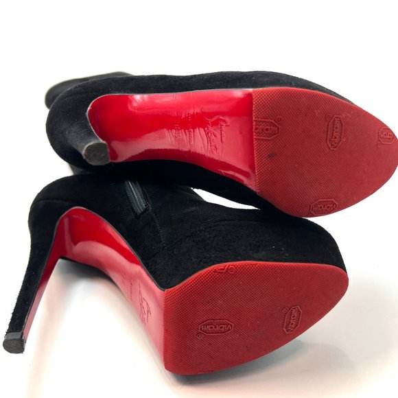 🌷❤️🔥SPRING SALE 🔥 FINAL PRICE Christian Louboutin Bianca Botta 140 Boot 36.5 - Picture 6 of 8